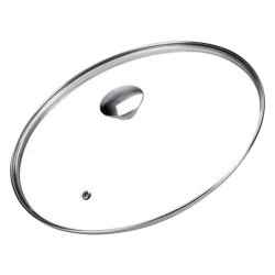 COPERCHIO VETRO E ACCIAIO...